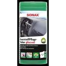 SONAX Kunststoffpflegetücher GLÄNZEND in der BOX 25 Stück