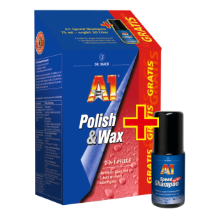 A1 Polish & Wax, 500 ml inkl. gratis A1 Speed Shampoo, 75 ml