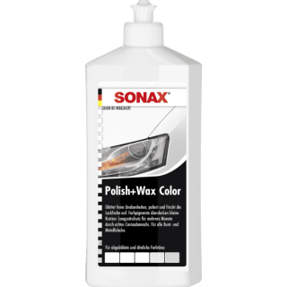 SONAX Polish & Wax Color NanoPro weiß 500 ml